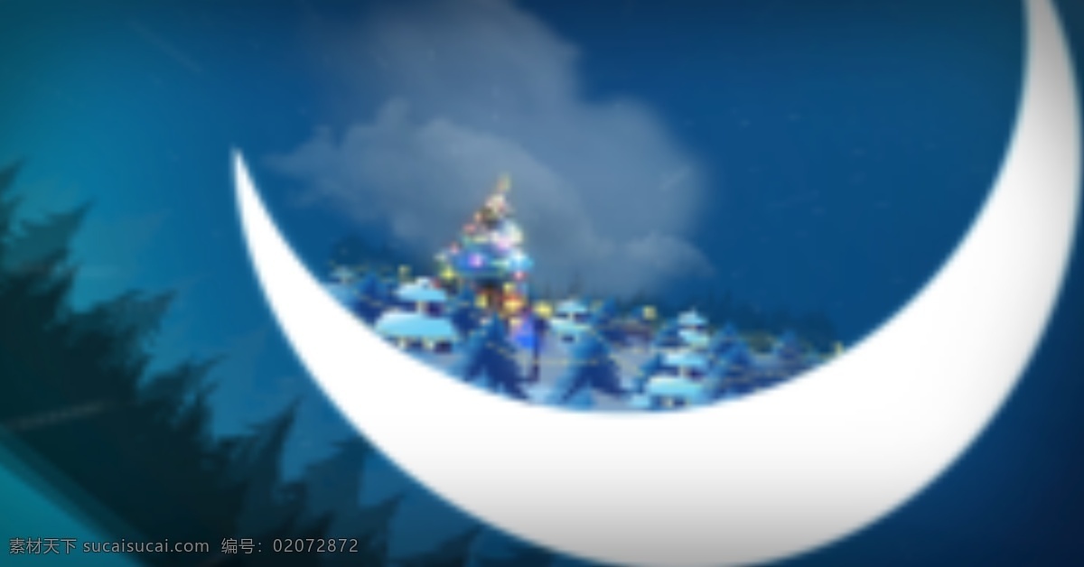 会声会影 唯美 月亮 logo 片头 梦幻 梦工厂