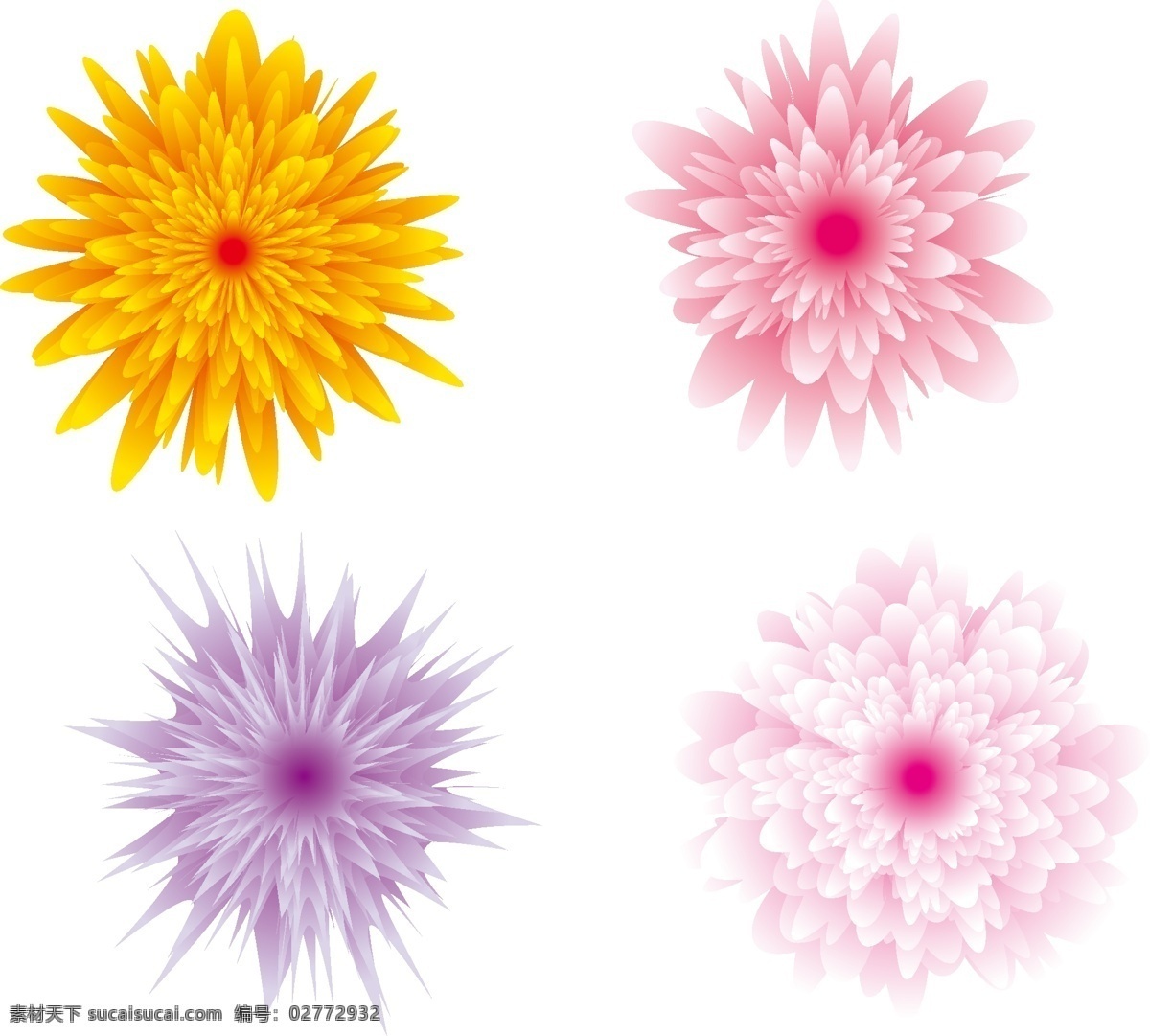 矢量花朵 矢量 花朵 模板下载 梦幻 背景 美丽 优雅 紫色 花的矢量素材 花纹花边 底纹边框 花草 生物世界
