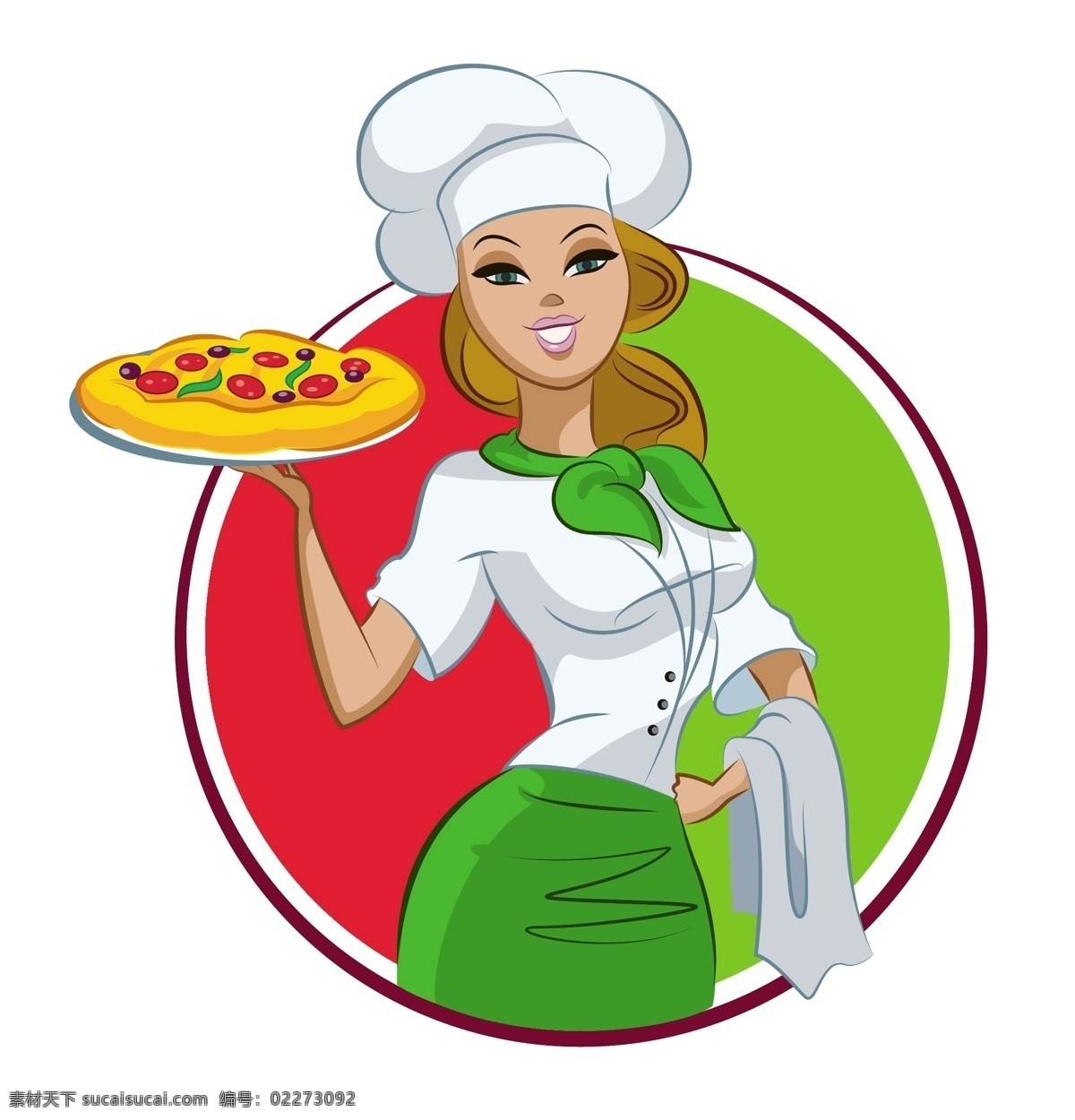 端 披萨 美女 插画 矢量 模板下载 人物 美食 食物 餐饮美食 生活百科 矢量素材 白色