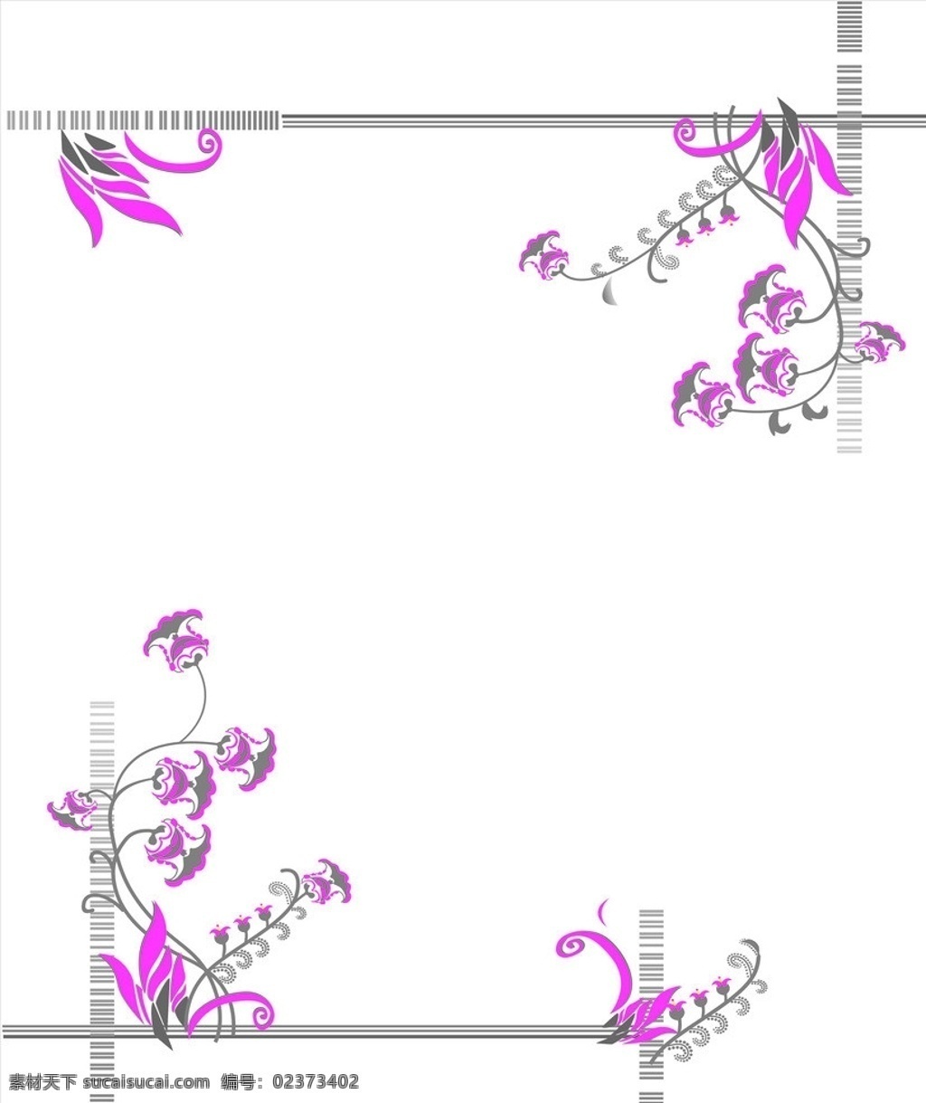 清依兰草 粉色 移门花朵 线条 格子 粉色花朵 对角花 时尚花纹 其他设计 矢量