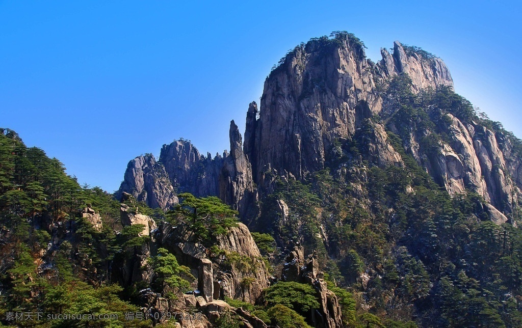 黄山春雪 黄山 风景名胜 黄山风景 黄山雪景 山峦 奇峰 怪石 松树 峭壁 高清 旅游 宏村风光 旅游摄影 国内旅游