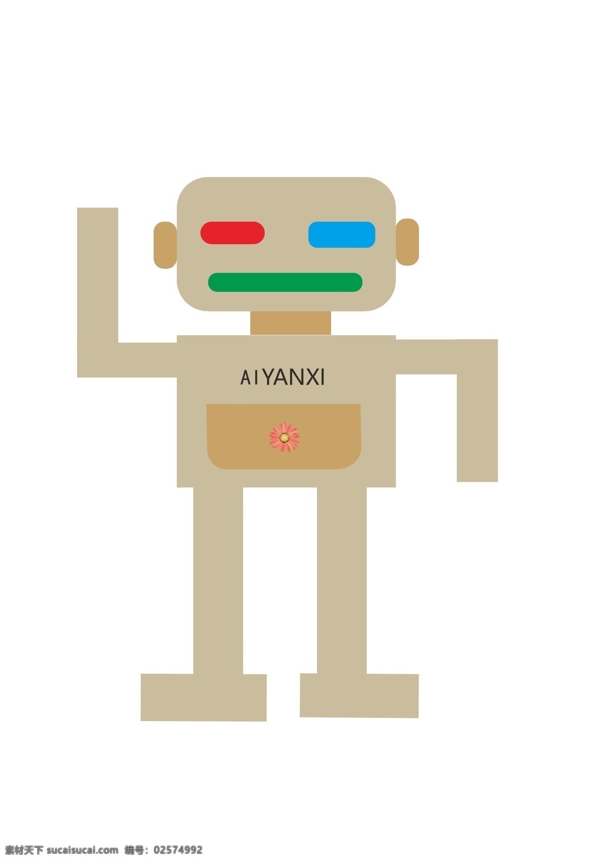 矢量机器人 ai机器人 机器人素材 机器人参考 机器人 ai设计 标志图标 其他图标