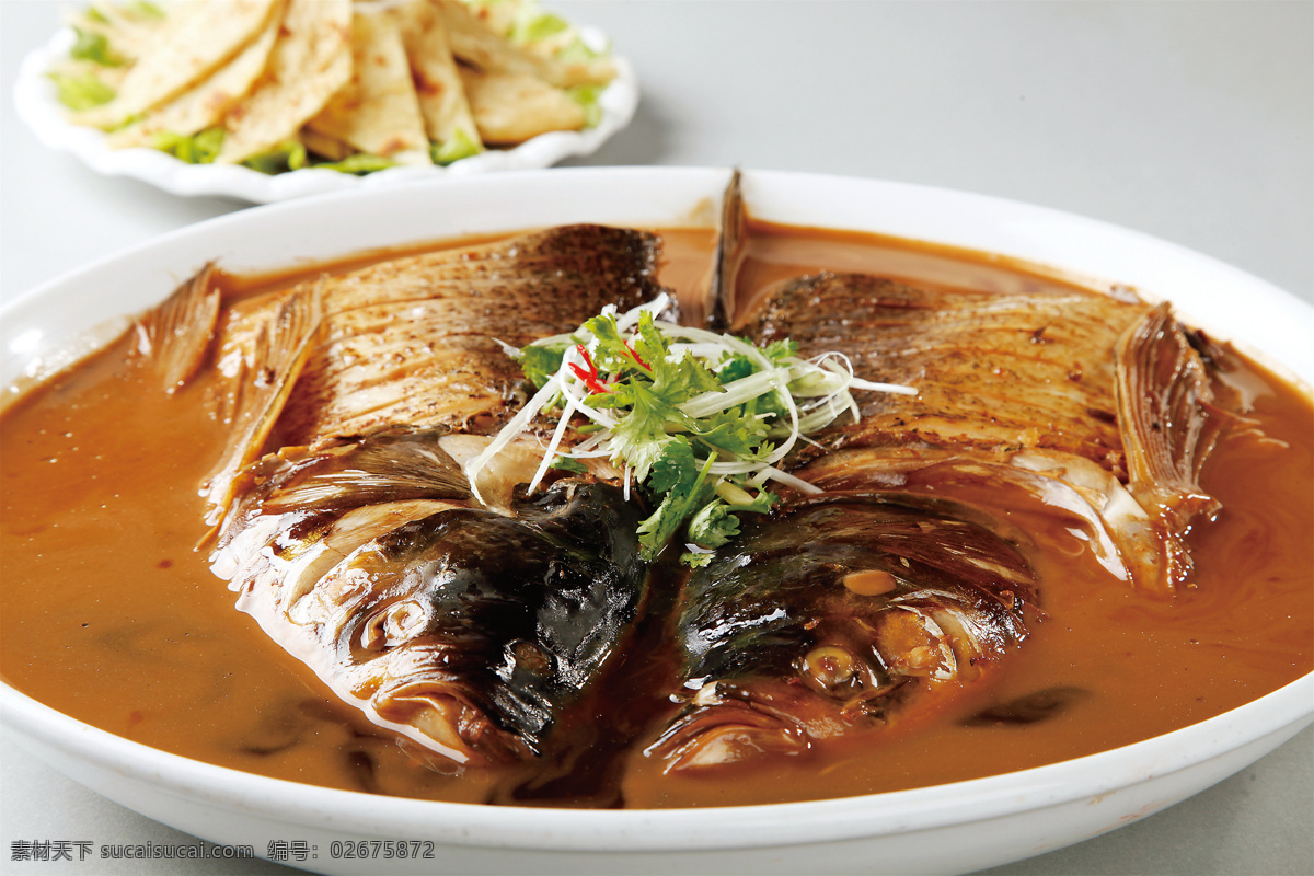 鱼头泡馍图片 鱼头泡馍 美食 传统美食 餐饮美食 高清菜谱用图