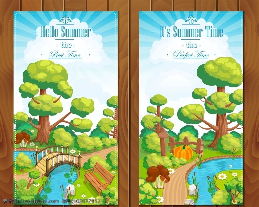 卡通公园素材图片下载-素材编号02077032-素材天下图库