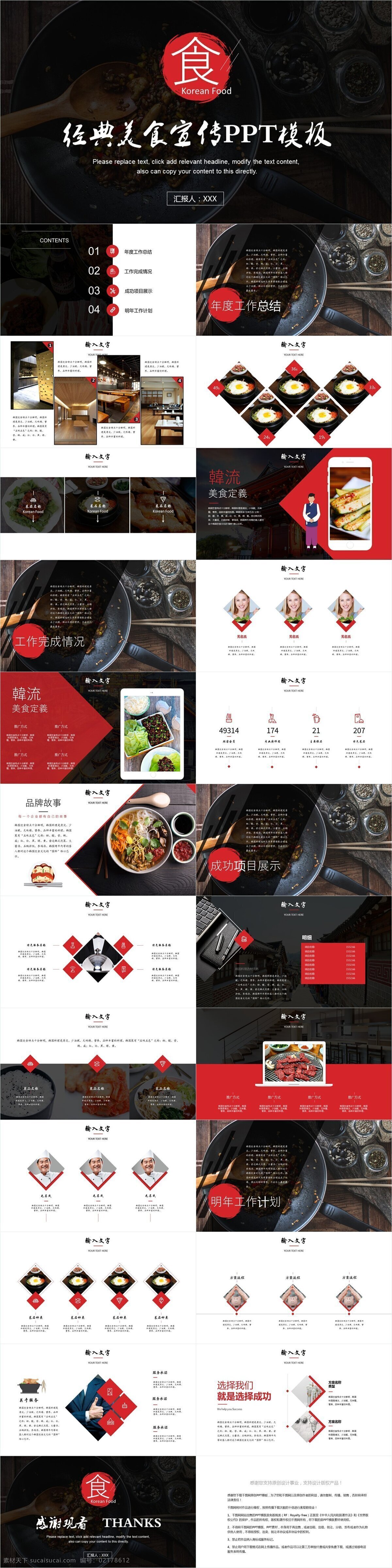 创意 经典 美食 宣传 模板 画册 企业宣传 企业简介 产品介绍 商务合作 策划