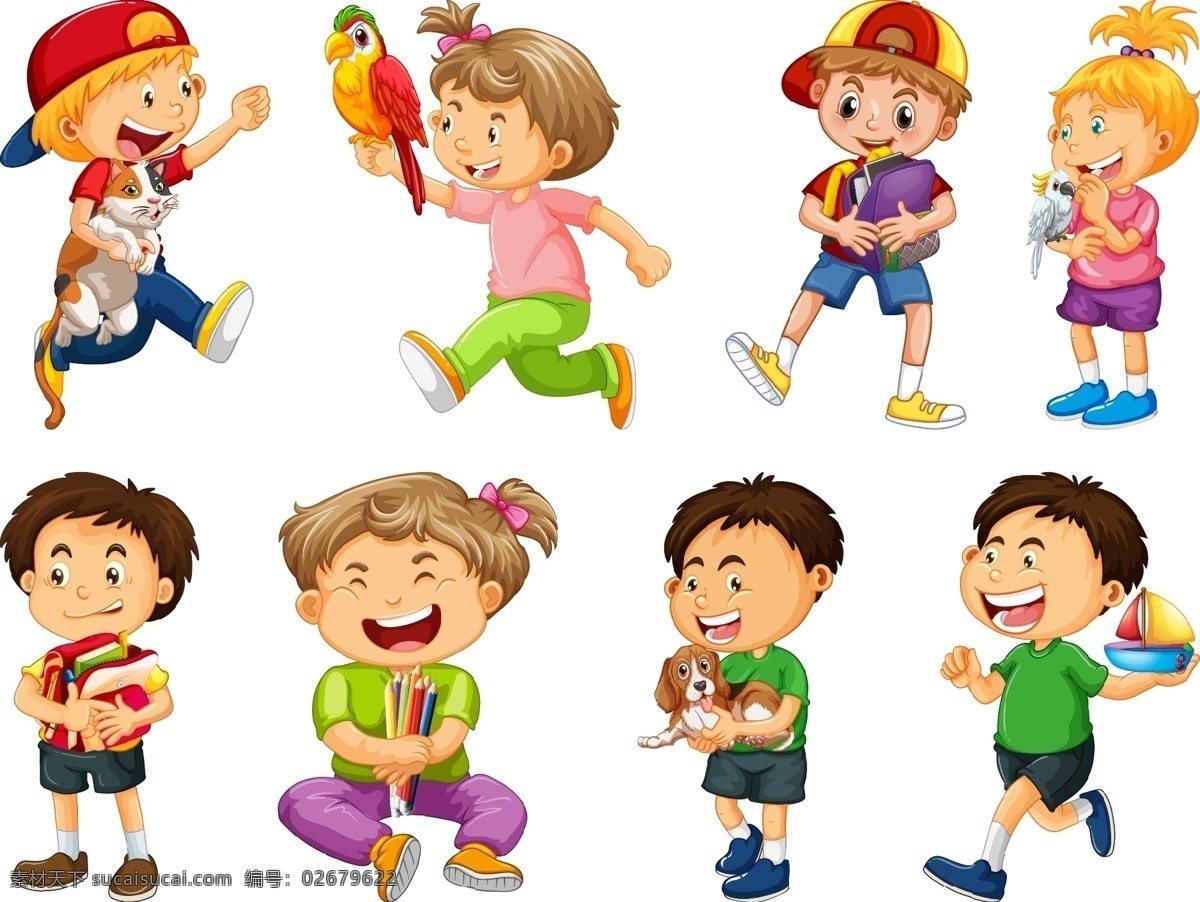 卡通儿童图片 卡通儿童 男孩 男生 学生 女孩 儿童 快乐儿童 人物素材 儿童节人物 生活儿童 矢量儿童 卡通设计