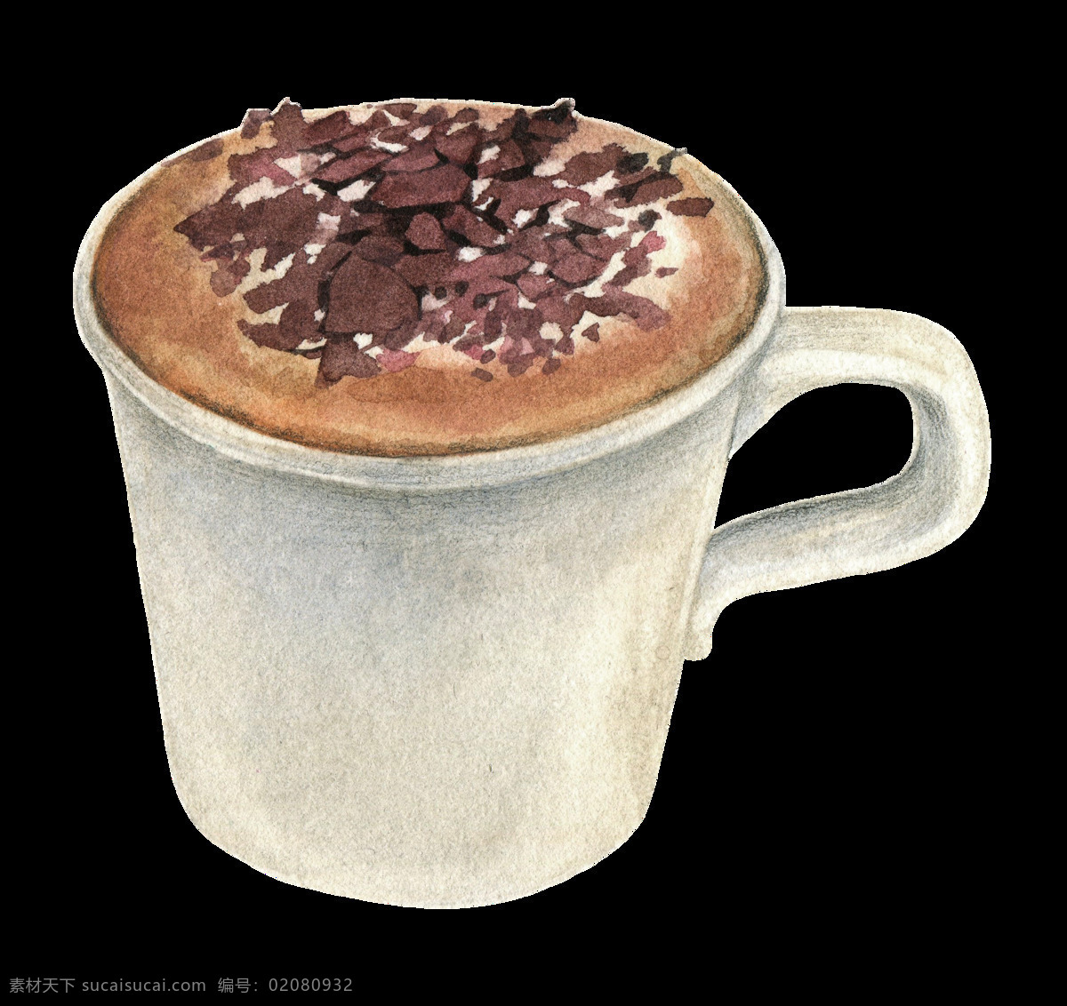 复古 手绘 咖啡 奶茶 图案 生活百科 餐饮美食