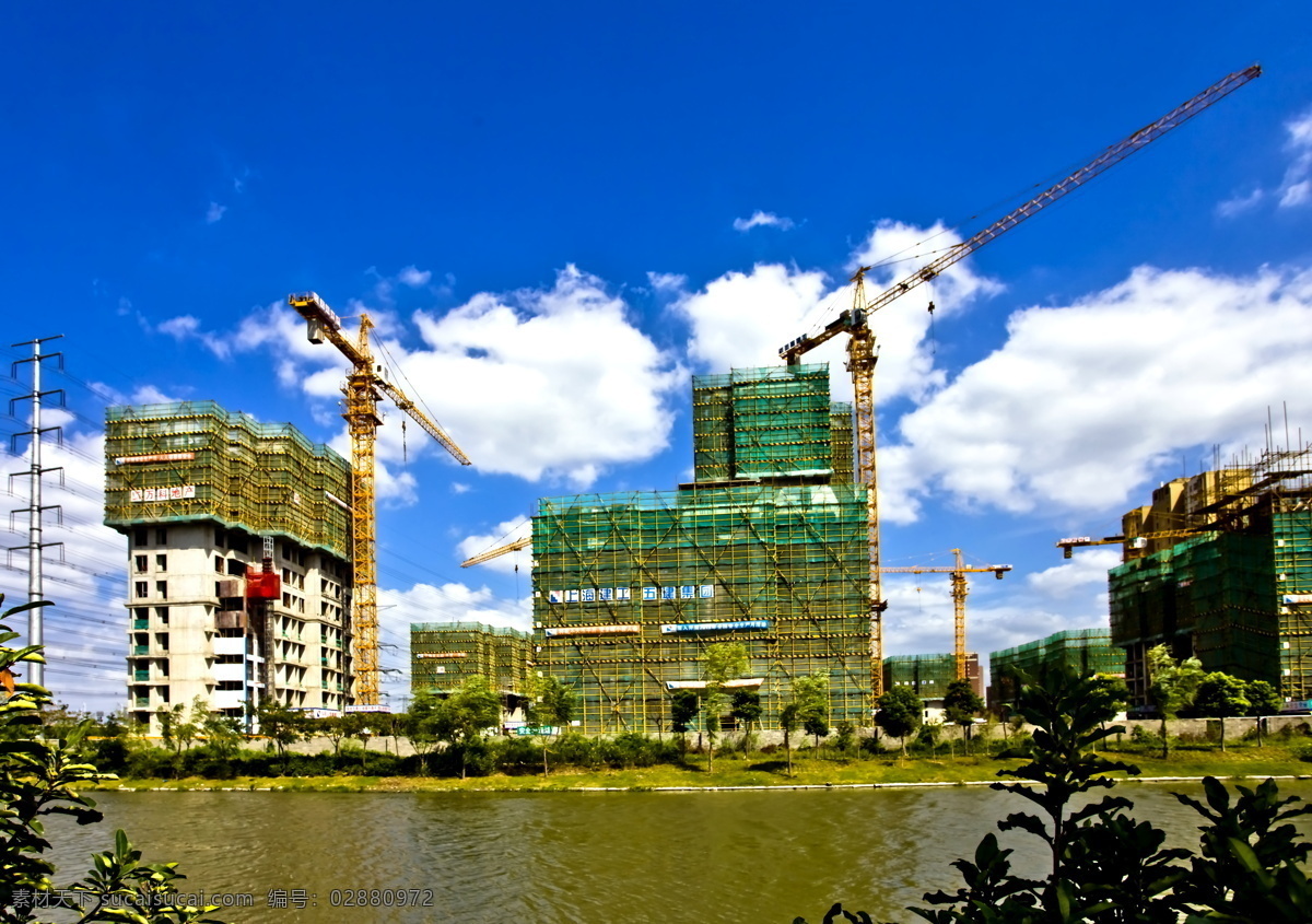 建筑 工地 白云 建筑工地 建筑摄影 建筑园林 蓝天 楼盘 万科地产 矢量图 建筑家居