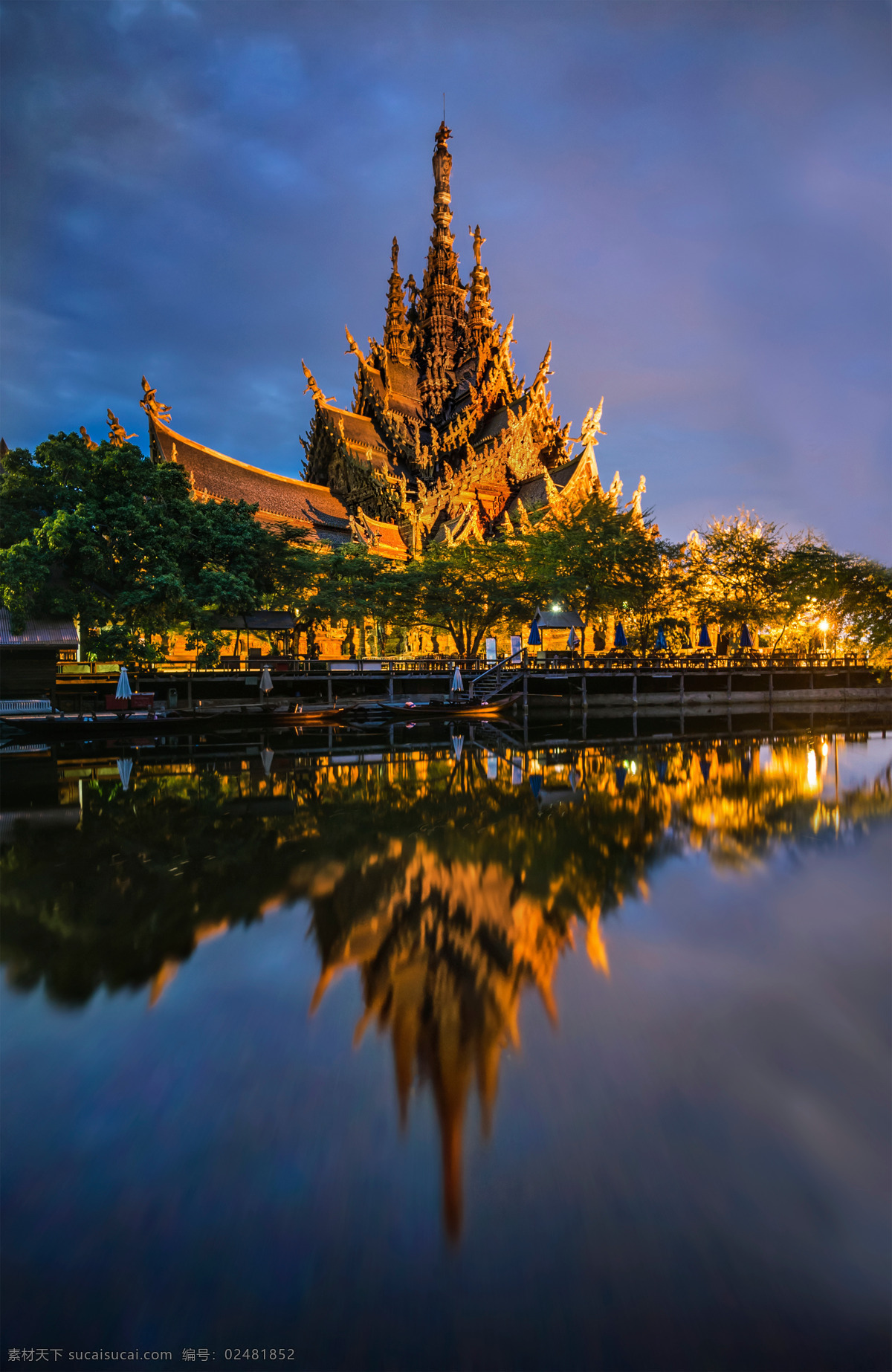 泰国寺庙 泰国 寺庙 神秘 落日 辉煌 旅游摄影 国外旅游