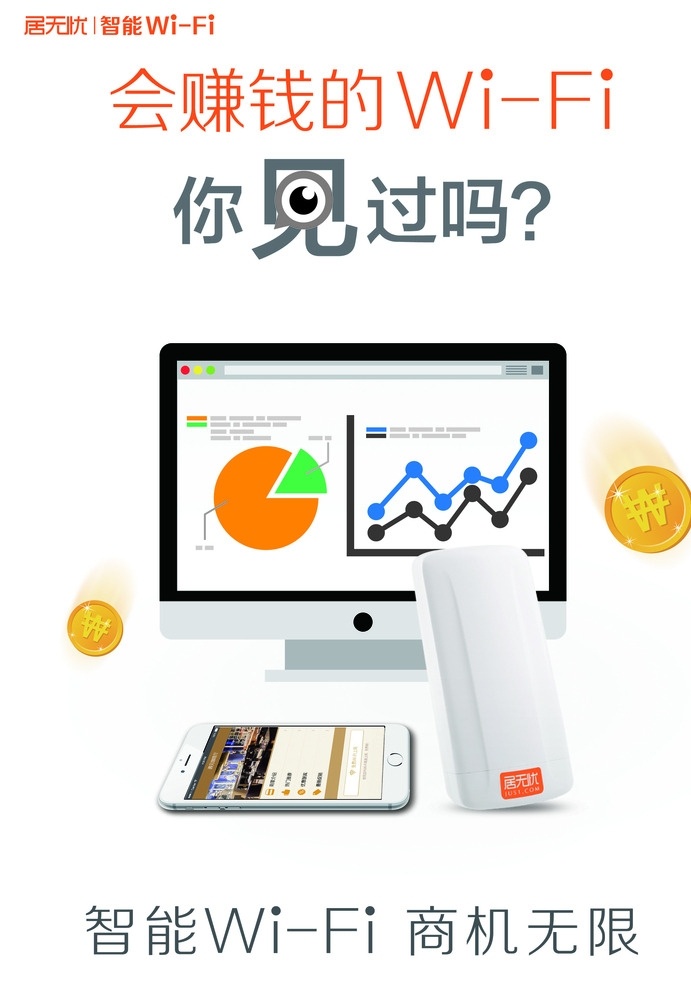 会 赚钱 wifi 见 居无忧 商机 智能