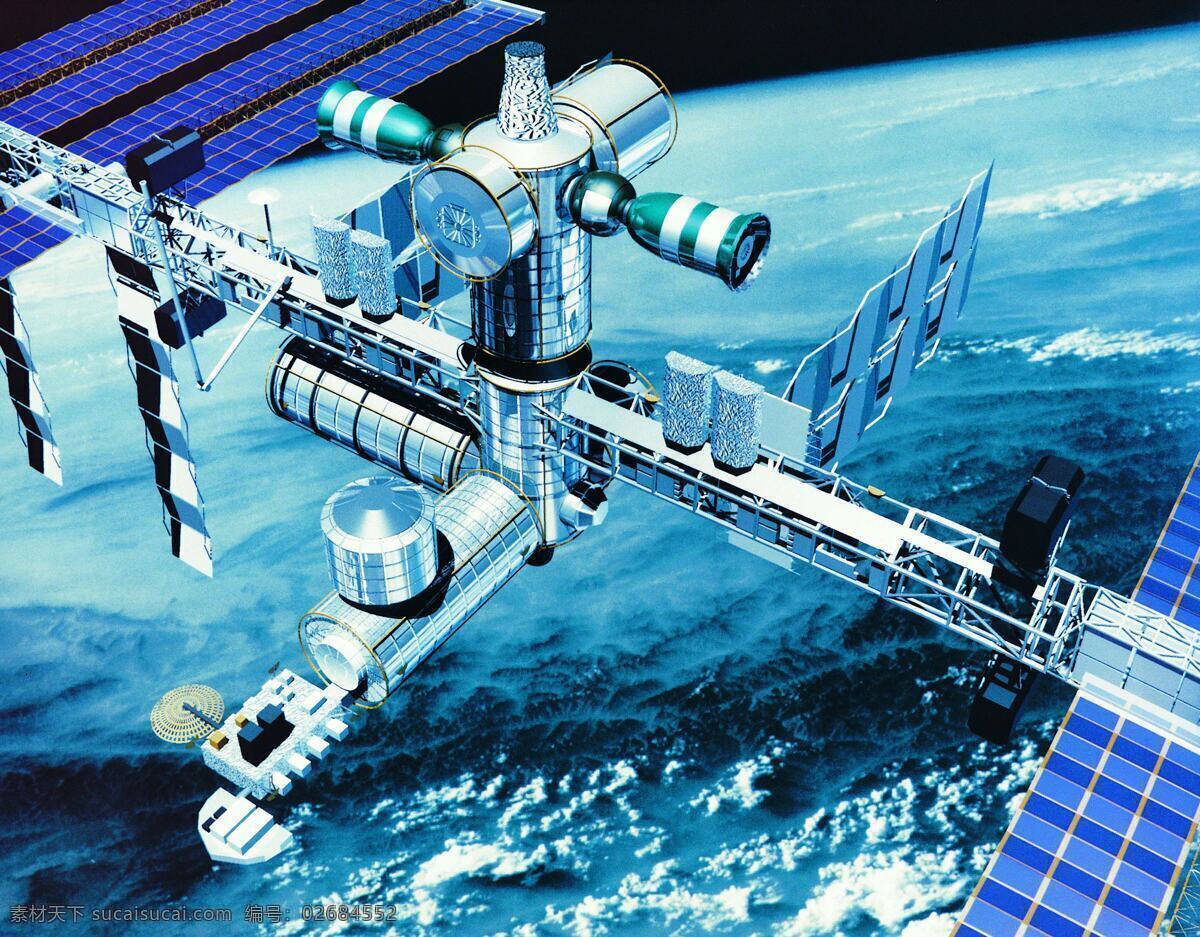 卫星通信 科技 信号发射锅 现代科技