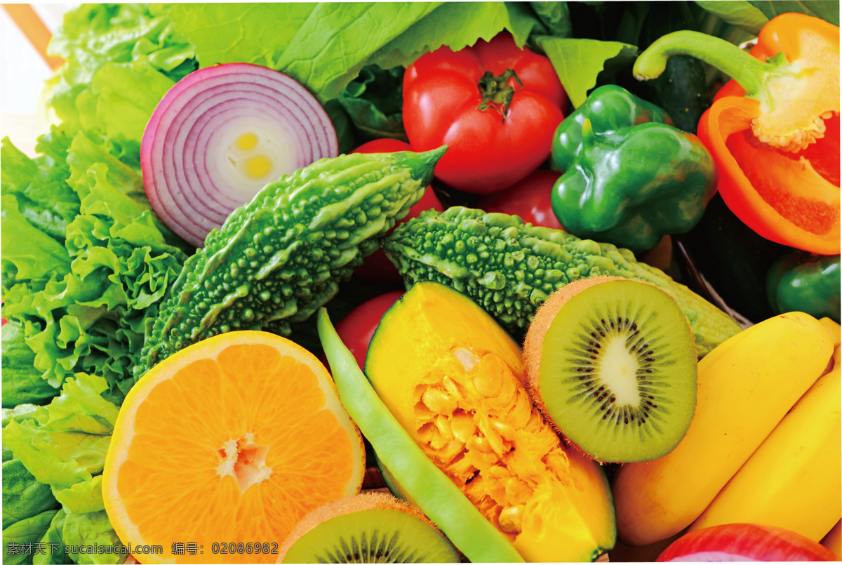 水果 蔬菜堆 水果堆 蔬菜水果 餐饮美食 食物原料
