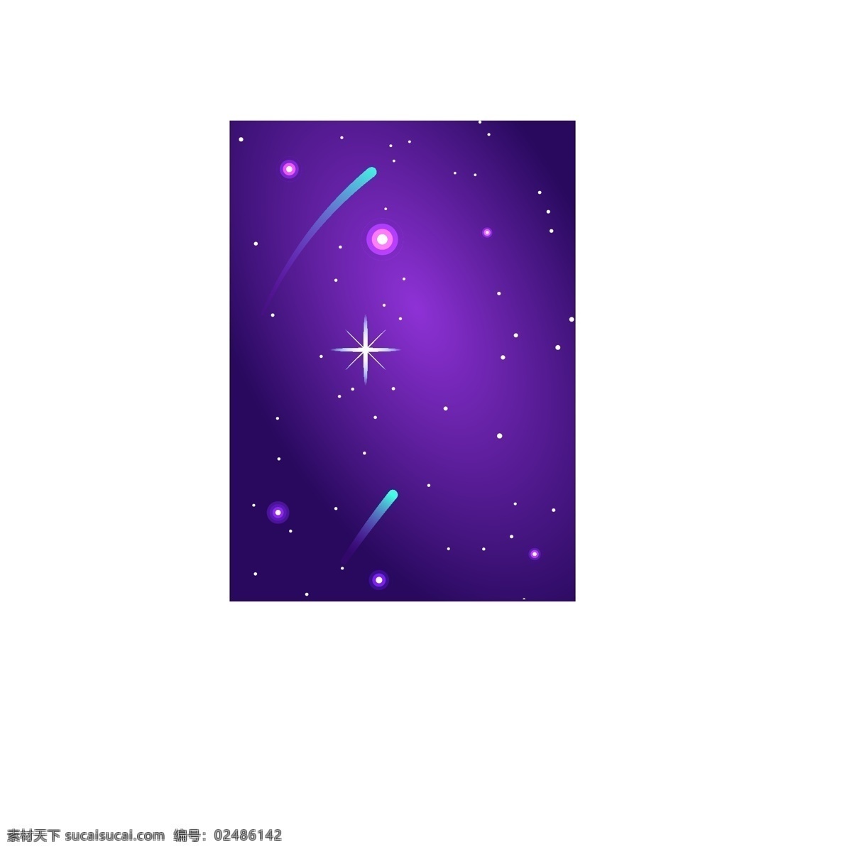 背景 星空 矢量 卡通 元素