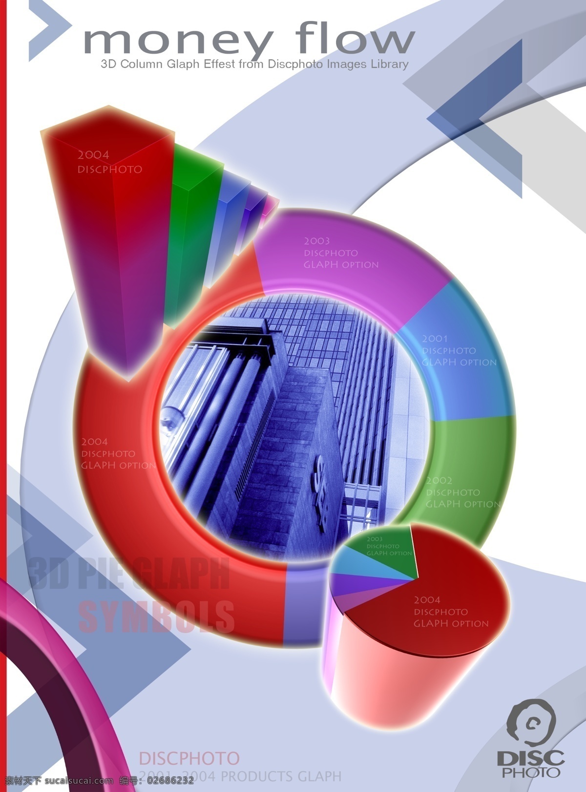 商务 科技 分层 大厦 金融 商务科技 商业 统计数据 源文件 圆环图 柱形图 收入统计 矢量图 商务金融