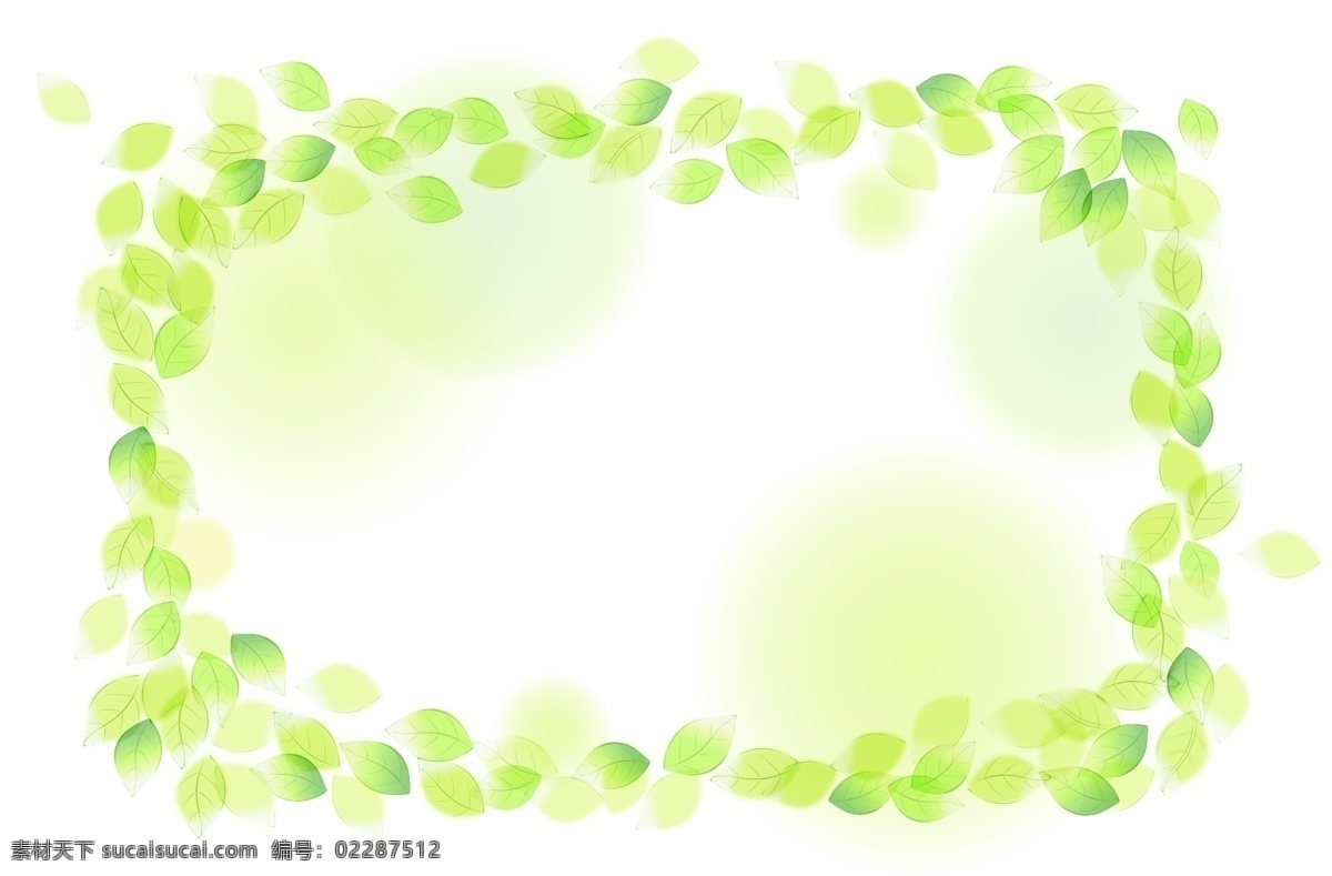 淡雅 背景 边框 插画 插画背景 花 花边 花纹边框 绿色背景 树 丝绸 像框 相框 矢量图