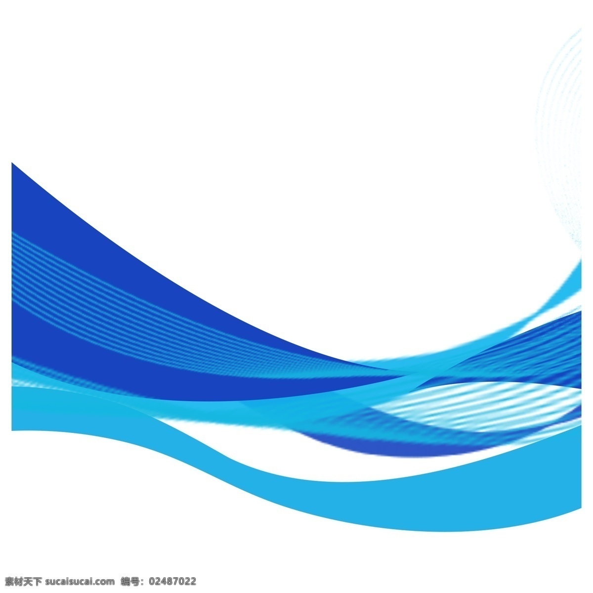 蓝色 系 矢量 科技 波浪 装饰 海洋 海浪 抽象 几何 幻想 商务 条纹 线条 动感 装饰线 波浪线 渐变 飘带 绸带