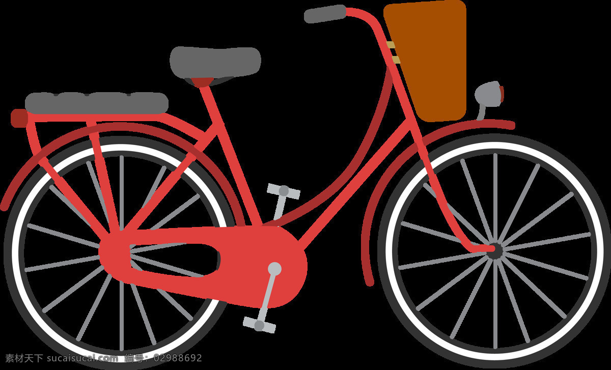 红色 自行车 插画 免 抠 透明 图 层 共享单车 女式单车 男式单车 电动车 绿色低碳 绿色环保 环保电动车 健身单车 摩拜 ofo单车 小蓝单车 双人单车 多人单车