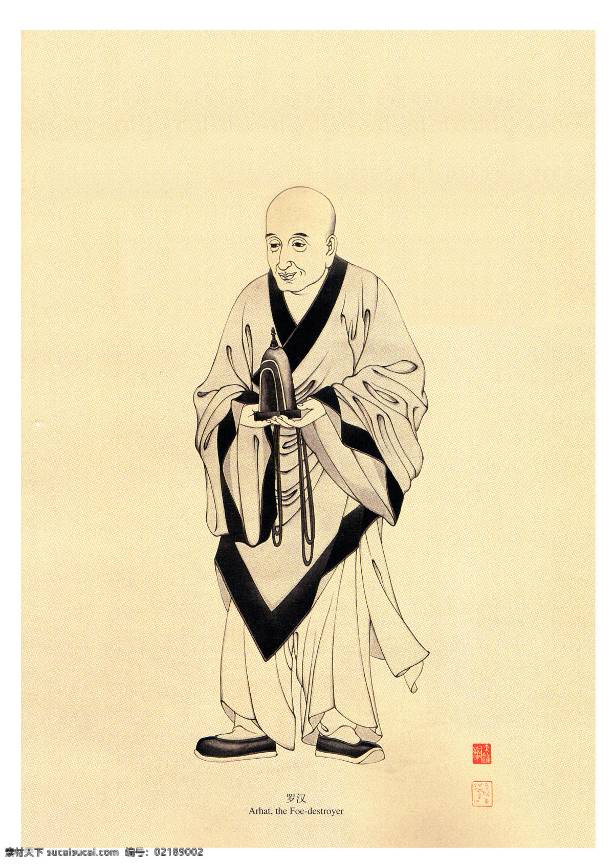 佛像 画集 佛教图片 观音 黑白画 菩萨 文化艺术 宗教信仰 佛像画集 余钟韵工笔画 罗汉 佛教系列