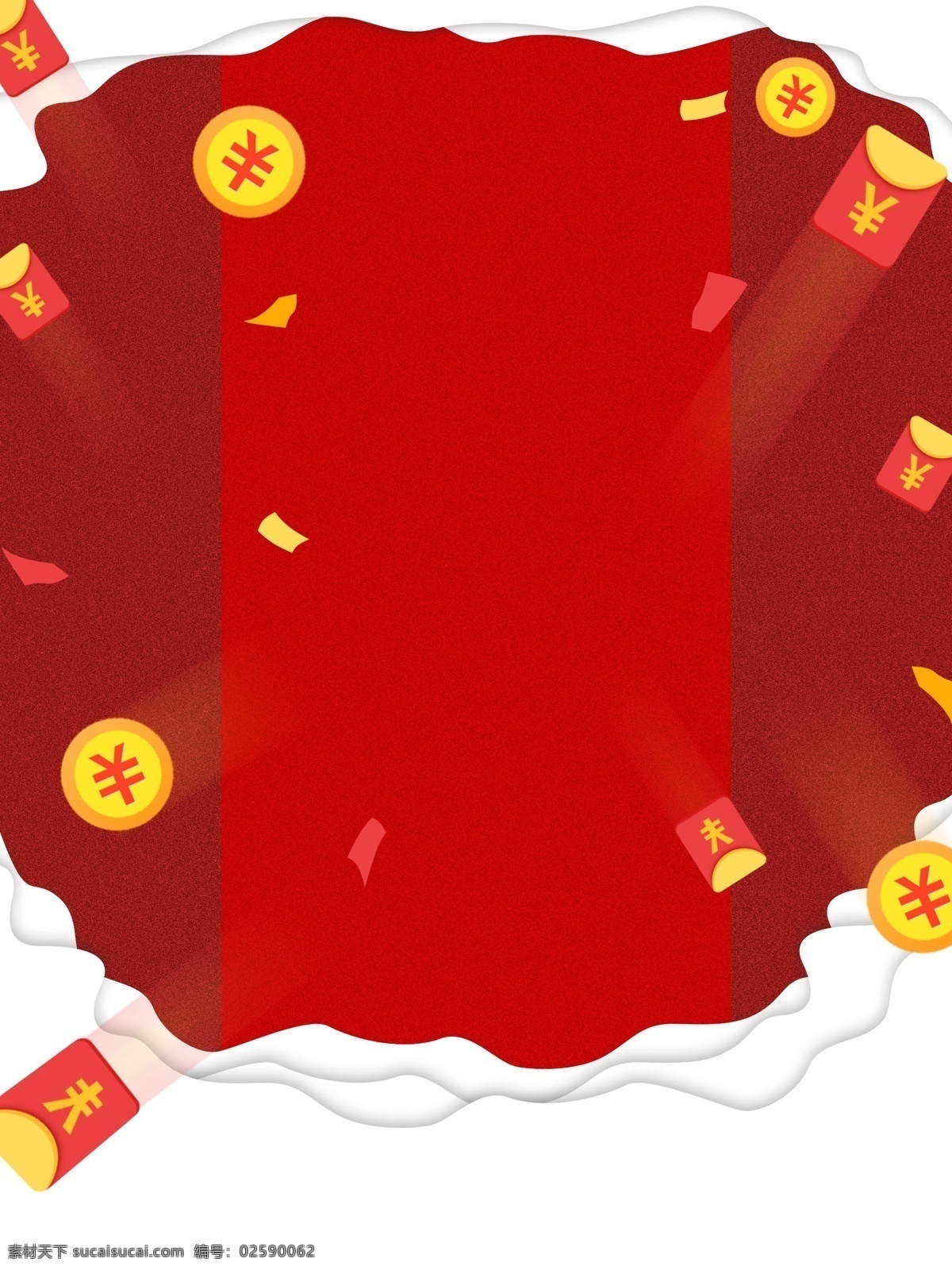 红色 大气 猪年 新春 背景 新年快乐 猪年大吉 新年大吉 新年展板 中国风 红包
