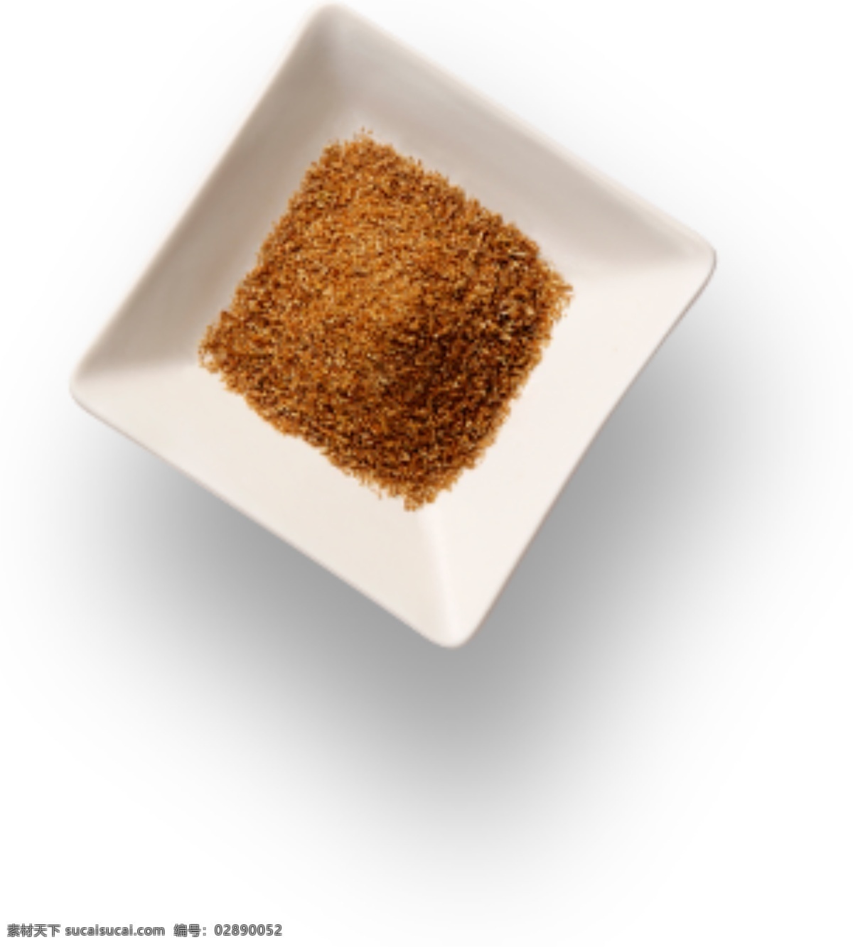 一盘香料 玻璃 杯子 碗 香料 佐料 食材