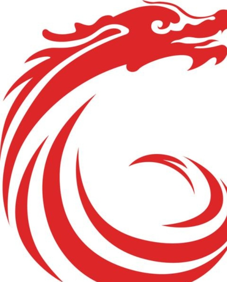 龙 龙矢量图 红龙 红色的龙 龙标志 龙图标 龙纹 大龙 龙logo 标志图标 其他图标