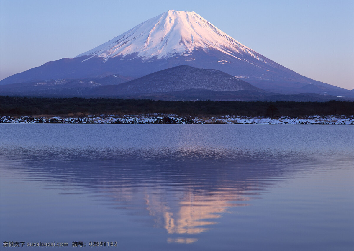 富士山 日本 雪山 旅游 国外旅游 37樱花 自然景观 自然风景 蓝色