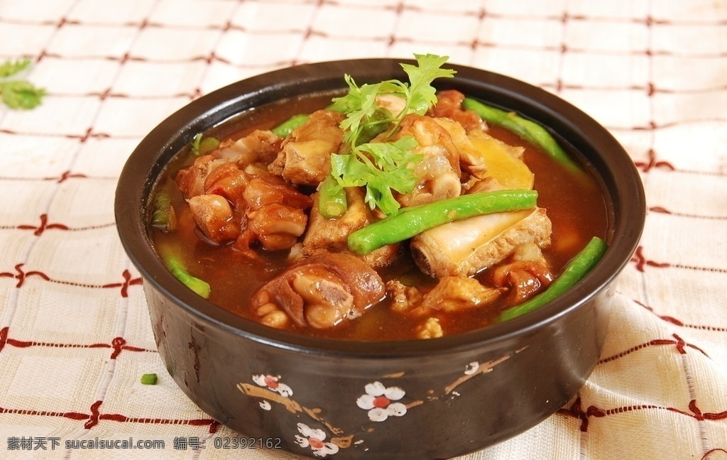 砂锅猪手 砂锅炖猪手 猪手 猪脚 传统美食 餐饮美食