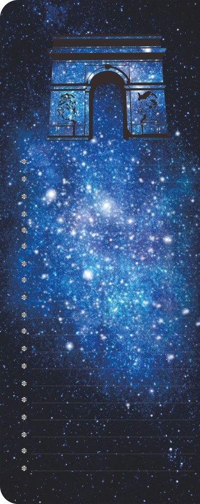 凯旋门标签 星空 彩色 银河 凯旋门 标签 其他设计 矢量