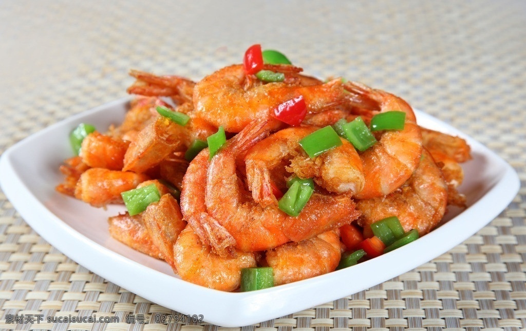 椒盐大虾 大虾 虾米 美食 中华美食 传统美食 佳肴美味 肉类 分层 源文件