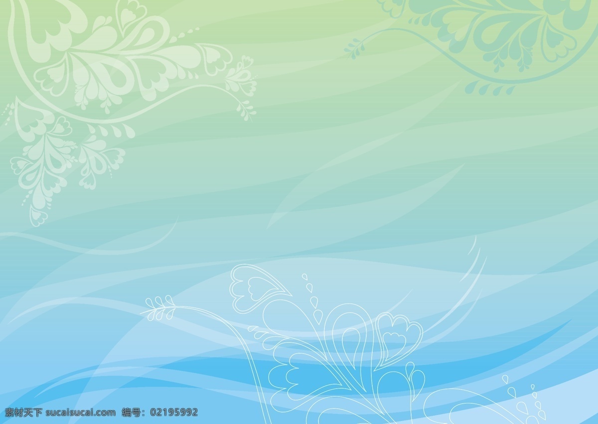 蓝色 花 底纹 矢量 花朵 矢量素材 矢量图 其他矢量图