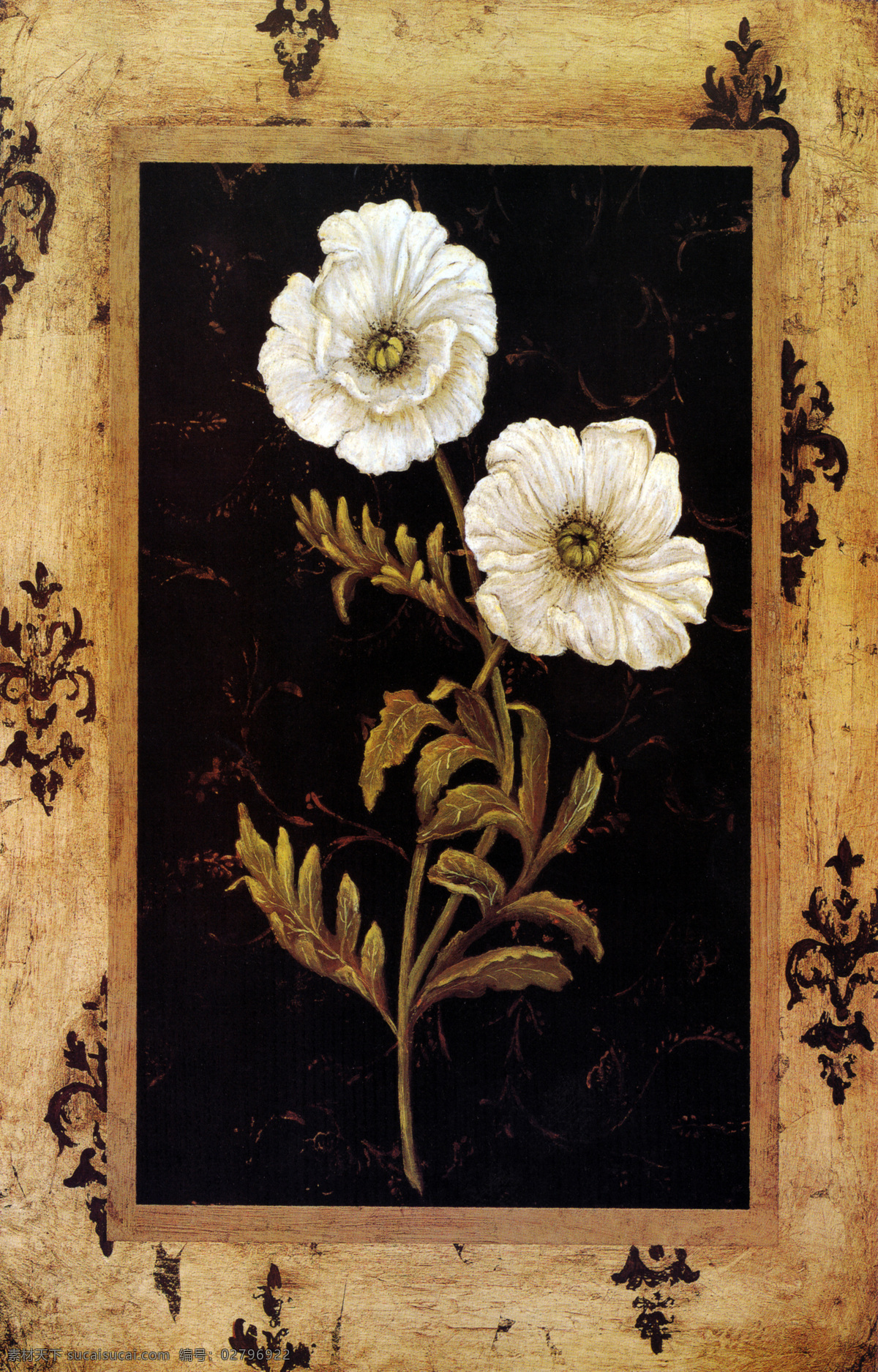 精品油画 花11 文化艺术 绘画书法 设计图库 300
