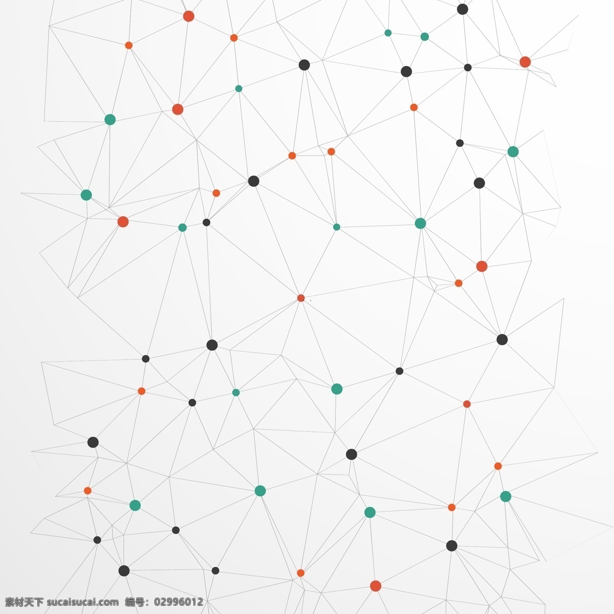 创意 网状 点 大 数据 矢量 背景 艺术 连接 联通 网络 大数据 视觉化 矢量背景