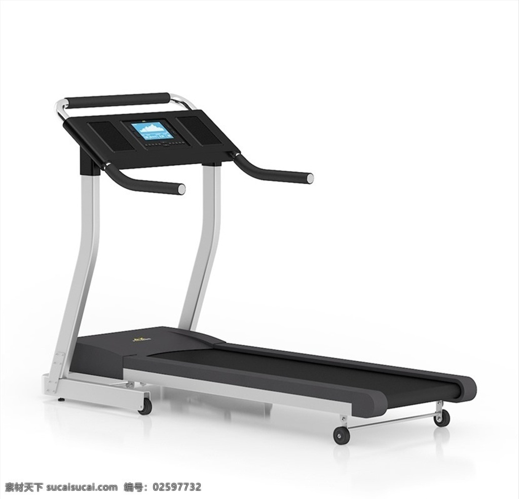 健身器材 跑步机 su 模型 su模型 skp 草图大师 sketchup 3d设计 室内模型
