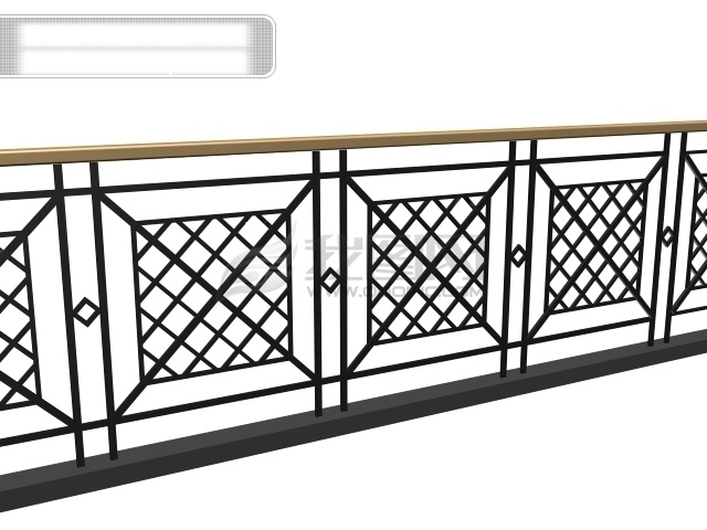 3d 华丽 围栏 栏杆 3d设计 3d素材 3d效果图 栅栏 华丽围栏栏杆 矢量图 建筑家居