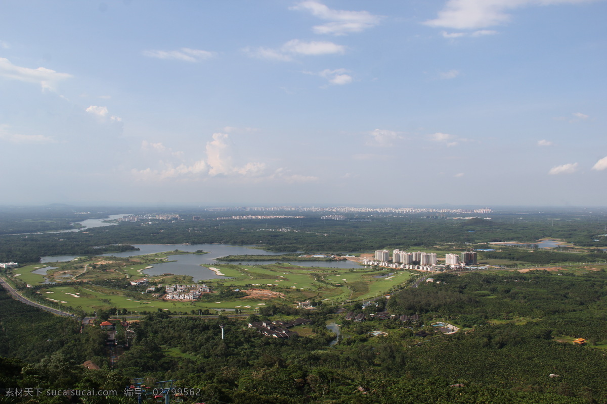 白石岭风景 琼海市 白石岭 全景 鸟瞰图 绿色植物 树木