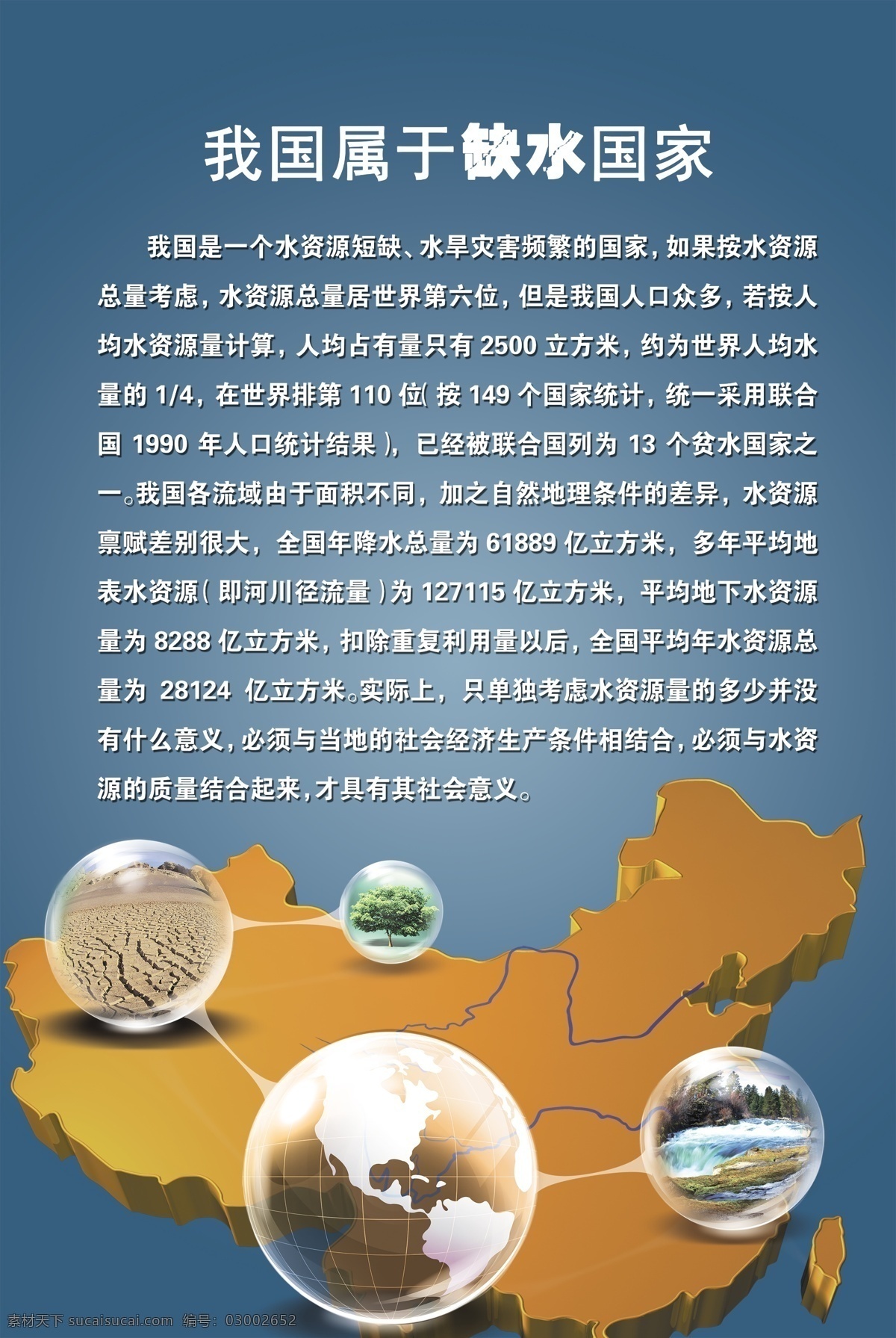 中国 属于 缺水 国家 节约用水 节约