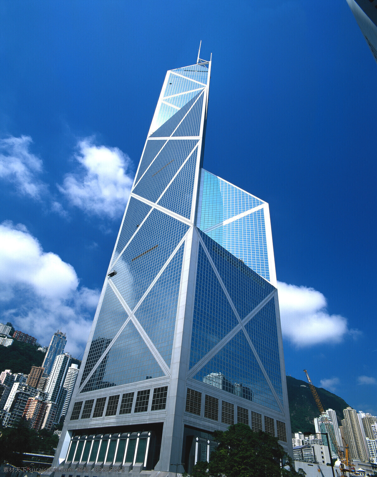 香港中银大厦 建筑 大厦 中银大厦 摩天大楼 国内旅游 旅游摄影