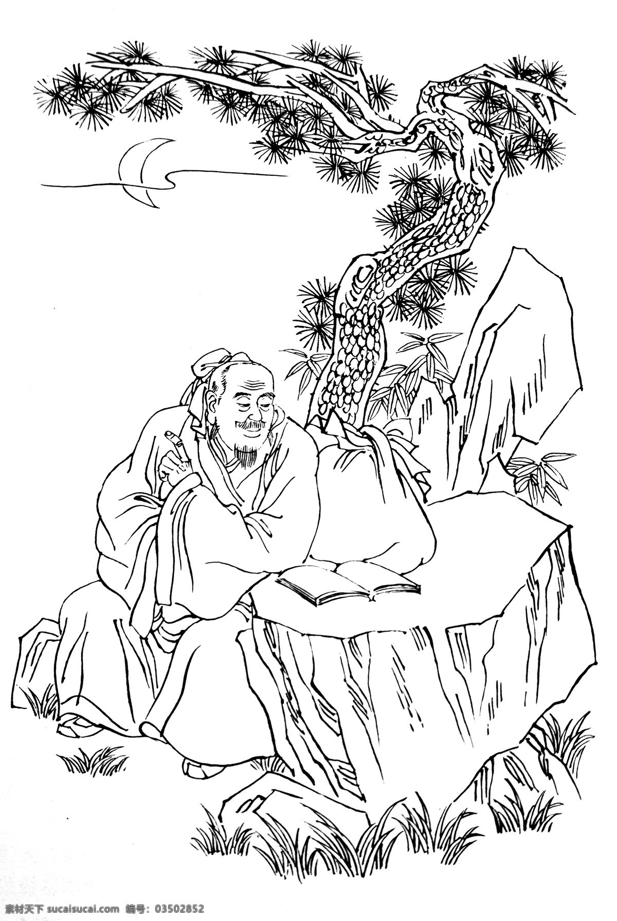 绘画书法 吉祥图案 民俗文化 文化艺术 中国传统 中国吉祥图案 月下老人 神话故事 民间传说 吉祥纹图 神话图案 中国吉祥图像