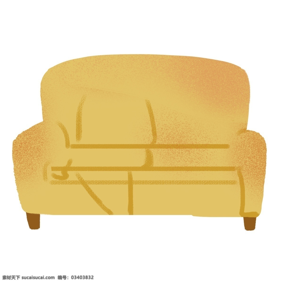 张 黄色 的卡 通 沙发 免 抠 图 免抠图 家具 卡通家具 卡通沙发 黄色沙发 小清新沙发