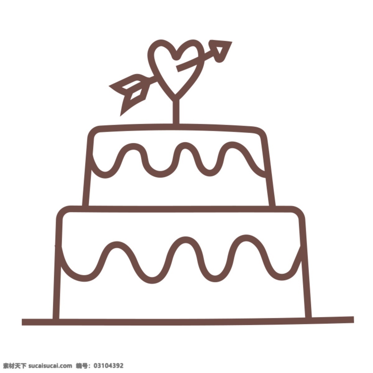 蛋糕图标 双层 蛋糕 图标
