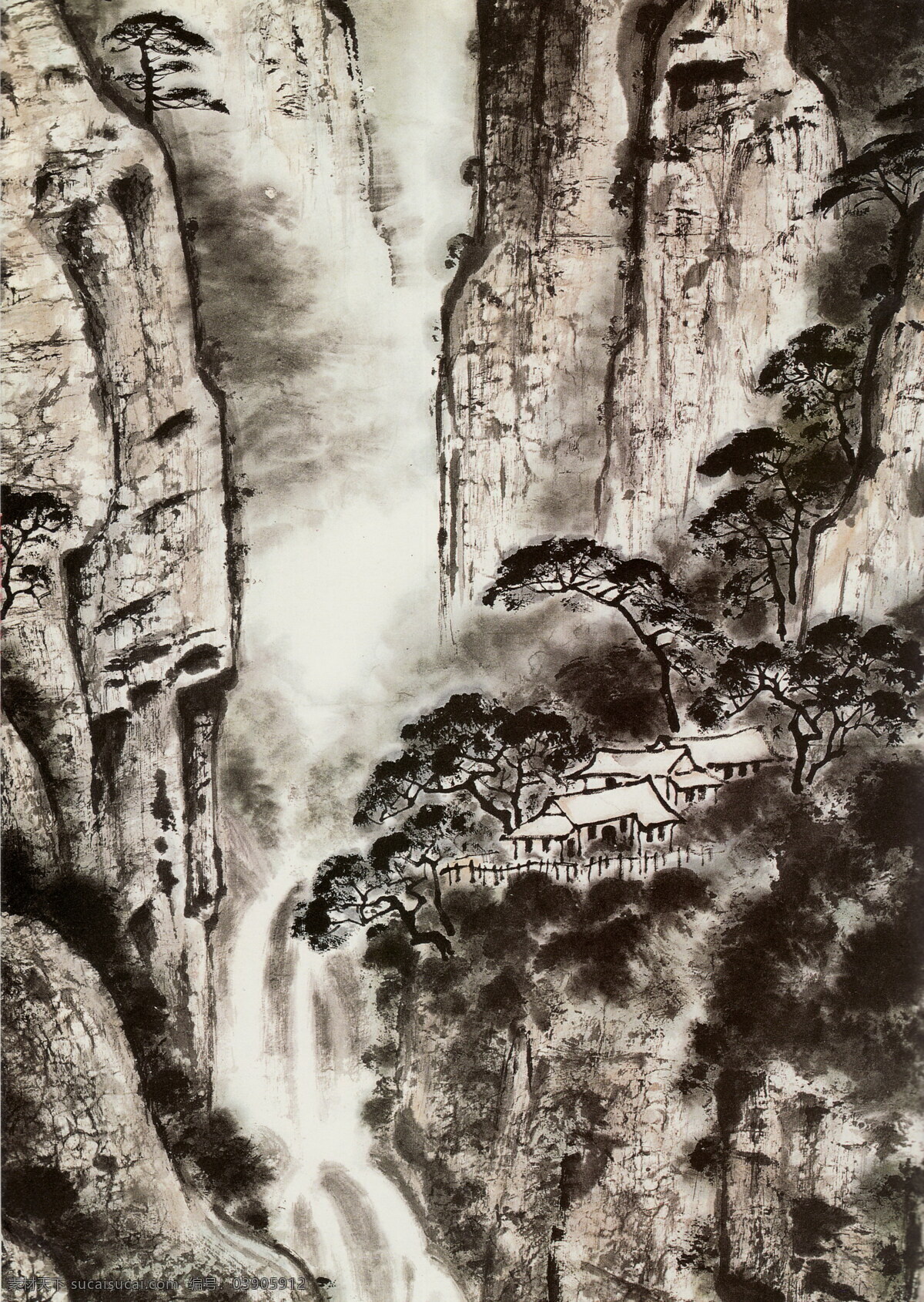 彩墨山水画 房子 风景画 国画 绘画 绘画书法 墨迹 木屋 峡山 青 恋 人家 设计素材 模板下载 峡山青恋人家 黄玉洲 黄玉洲国画 中国画 山水画 写意画 书法 大师作品 写意 写意国画 国画写意 山峰 山 水 树 水墨画 三峡 瀑布 泉水 小屋 黄玉 洲 彩墨 文化艺术 装饰素材 山水风景画