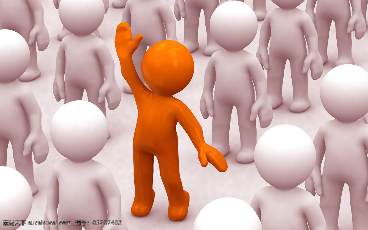 卡通免费下载 3d 3d小人 卡通 人群 小人 贴图 材质