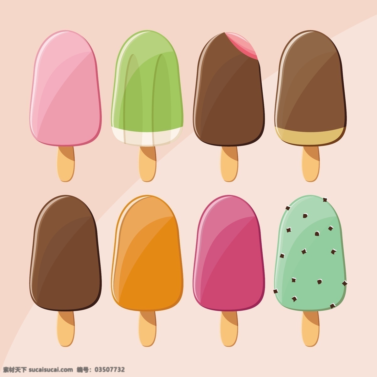 彩色 冰淇淋 背景 的背景下 食品 夏天 标签 冰 甜 贴纸 甜点 奶油 旅行 饮食 季节 好吃 味道 颜色 晶片 冷却