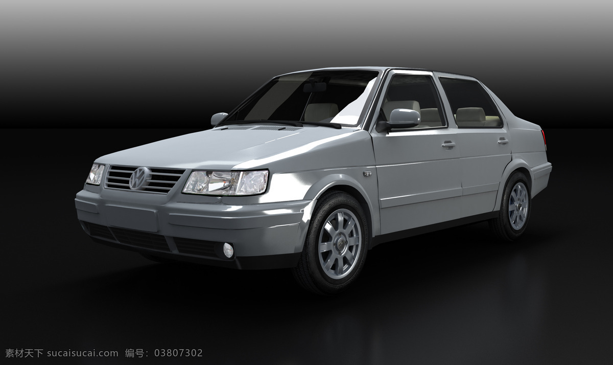 捷达 三维 图 2008 jetta 渲染 效果图 3d设计 3d作品