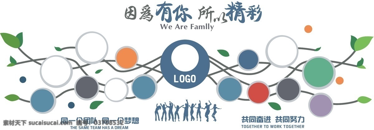 照片墙 文化墙 照片 精彩 团队 人物 剪影 树叶 雕刻 异型 单位 企业 风采