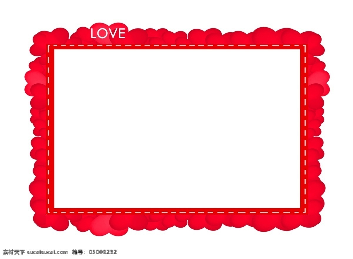 红色 心形 爱情 花边 框 浪漫心形边框 手绘 红色边框 爱情边框 红色花边框