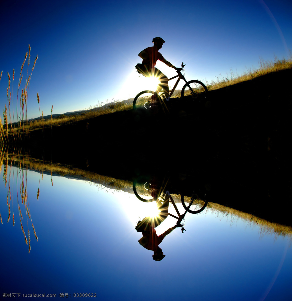户外 自行 车骑 行 运动 越野自行车 骑车 户外骑车 骑行 体育运动 蓝天 湖水 倒影 汽车图片 现代科技