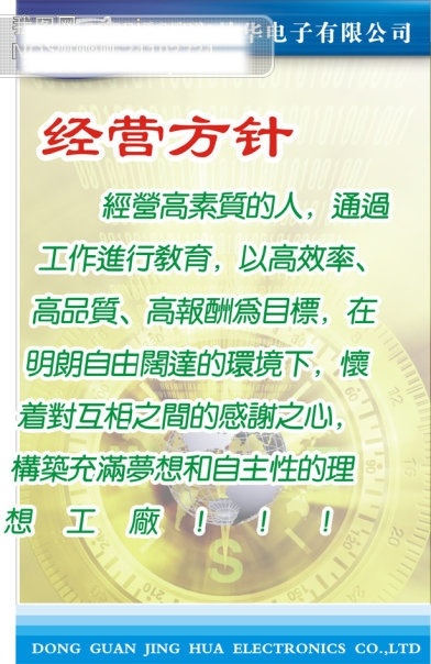 指南针 标语 公司经营 展板 经营方针 矢量图 矢量 模板 白色