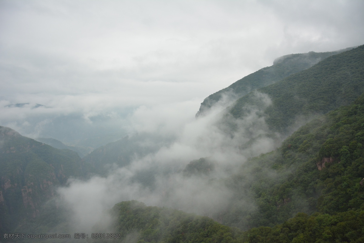 山林云海 云海 朦胧 山 山林 树木 青山 山峰 高山 蓝天 白云 山脉 自然景观 山水风景