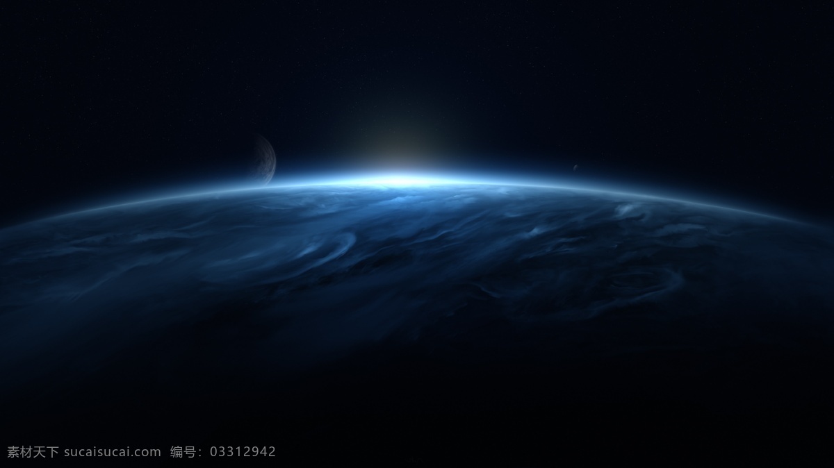 地平线 地球 地球夜空 宇宙星空 星空